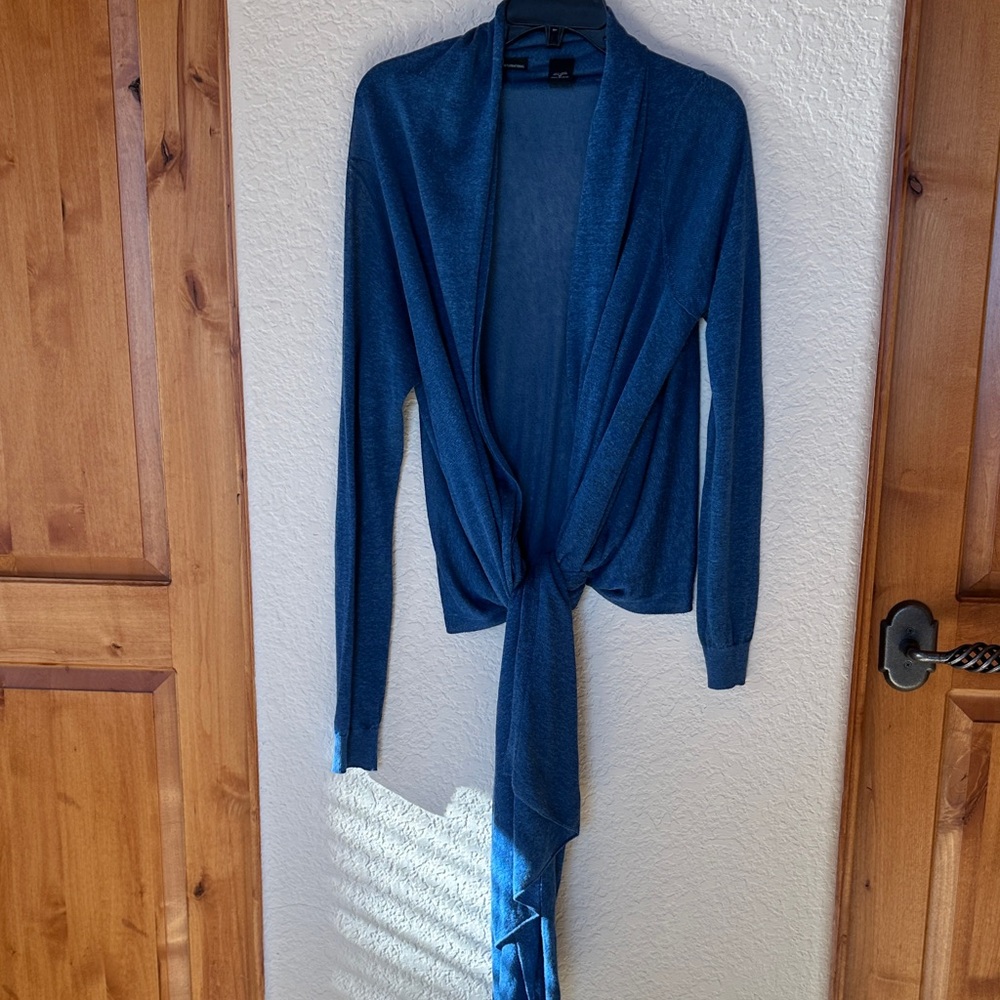 MODA International Tie Sweater - Linen & Rayon